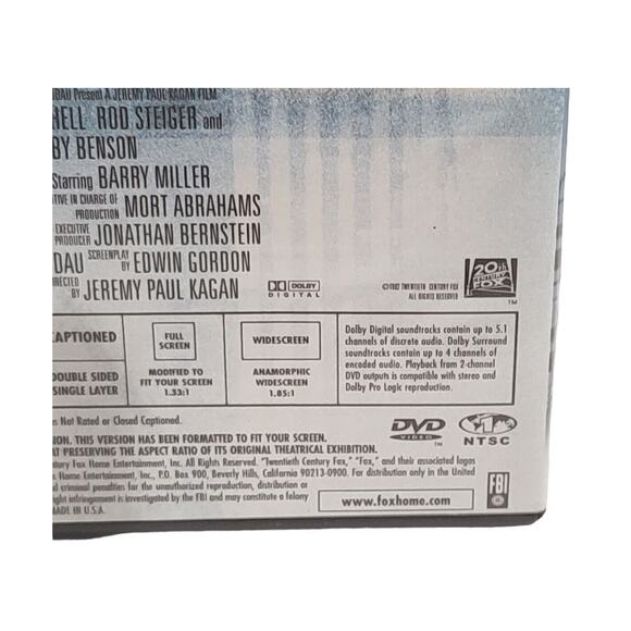 Vintage The Chosen DVD Robby Benson Movie Entertainment Collectible - Picture 7 of 11